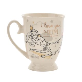 Widdop - Disney Magical Beginnings Dalmatian Mug - I Love You Mum - 655314