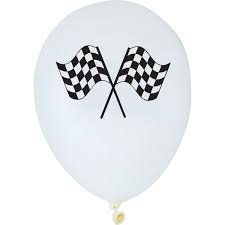 Creative Party 6ct Retail Pack -Checkered Flag - RB218
