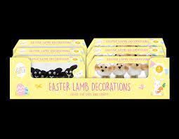Easter Lamb Decorations - 4 Pack