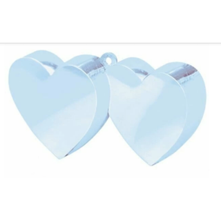 Light Blue Double Heart Weight-117111.11