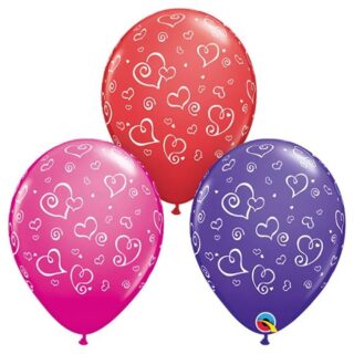 Qualatex - Swirl Heart Ballons - 11