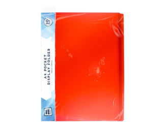 A4 Pocket Display Folder - 20 Pocket - STA1556