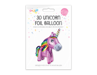 Unicorn 3D Foil Balloon - PAR2783