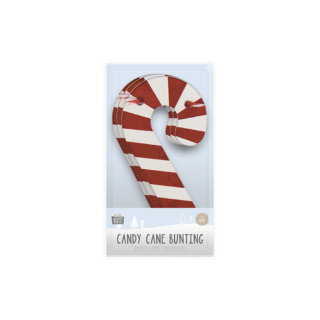 Wooden Candy Cane Bunting 1.5m - XMA5623