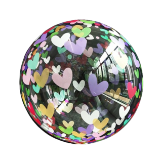 Bubble Balloons Colourful Hearts - 18