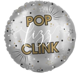 Silver Pop Clink Fizz Foil - 18