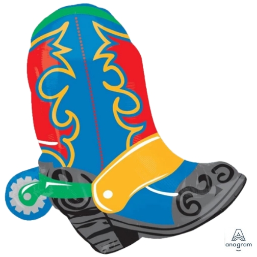 Anagram - Wild West Boot Shape - 24x 21" - 2544501