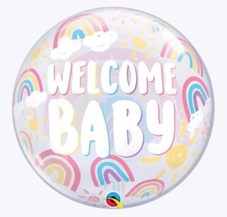Qualatex - BOHO Rainbow Welcome Baby Bubble - 22