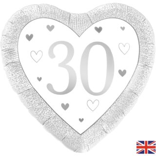 Oaktree -  Happy 30th Anniversary Heart - 18