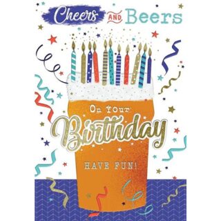 Kingfisher - Birthday Cheers & Beers Male - Code 50 - 6pk - ZCB011