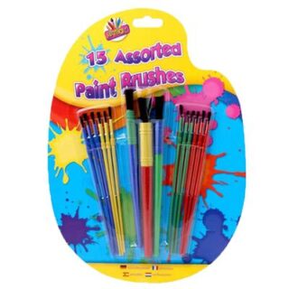 Assorted Paint Brushes - Pack Of 15