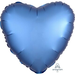 Anagram - Azure Heart Satin Luxe Standard HX Unpackaged - 3680902