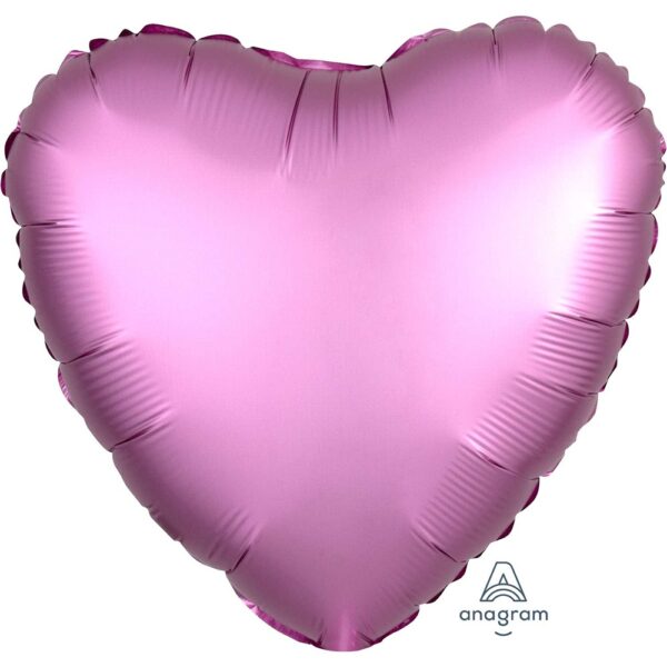 Anagram - Flamingo Heart Satin Luxe Standard HX Unpackaged - 3682202