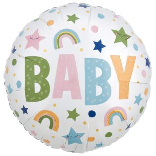 Anagram Natural Baby Satin Infused Standard XL Foil Balloons S40 - 4165901