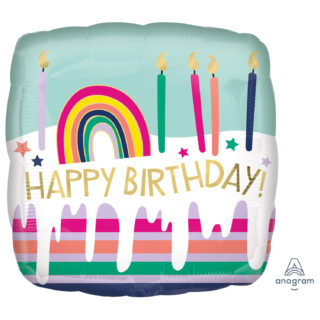 Anagram Frosted Cake HX Standard Foil Balloons S40