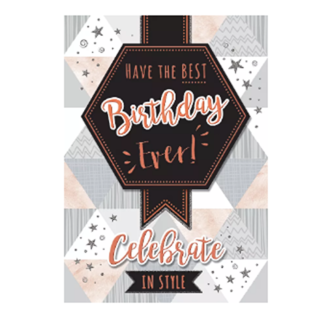 SPECIAL OFFER - Birthday - BOXED CARD - OPEN BIRTHDAY  - C80410