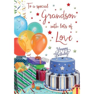 Birthday - Grandson - Code 75 - 6pk - C80054