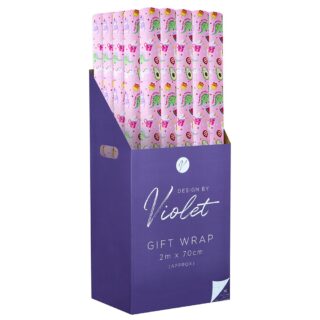 2M x 70cm Girls Gift Wrap - DBV-226-GW - 1pk