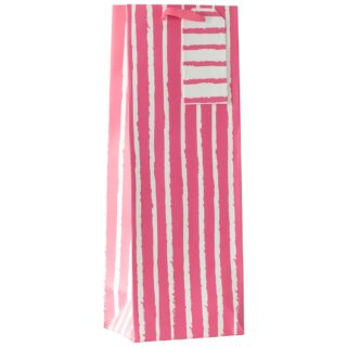 Pink Striped Bottle Bag - DBV-245-B