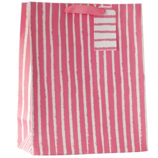 Pink Stripe Large Bag - DVB - 245 -L
