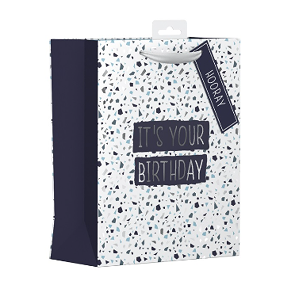 TERRAZZO TEXT BAG LARGE - YALGB02L/1*