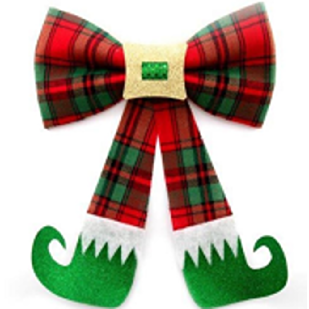 Xmas Elf Bow - 20x24cm - XELF0141