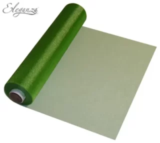 Eleganza Soft Sheer Organza 29cm x 25m Pistachio Green - 221664