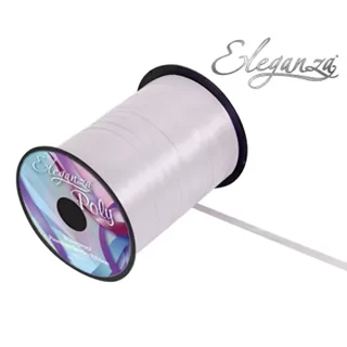 Eleganza Poly Curling Ribbon 5mm x500yds No.01 White - 618602