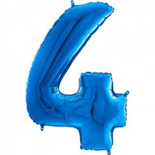 Grabo 40" Blue Number 4 Pkt - 004B-P