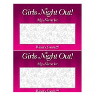Amscan Girls Night Out Name Tags 16 pieces - 997386