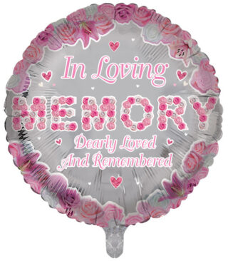 RB1809A	IN LOVING MEMORY PINK ROUND