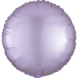 Anagram - Satin Luxe Lilac Round Flat - 18