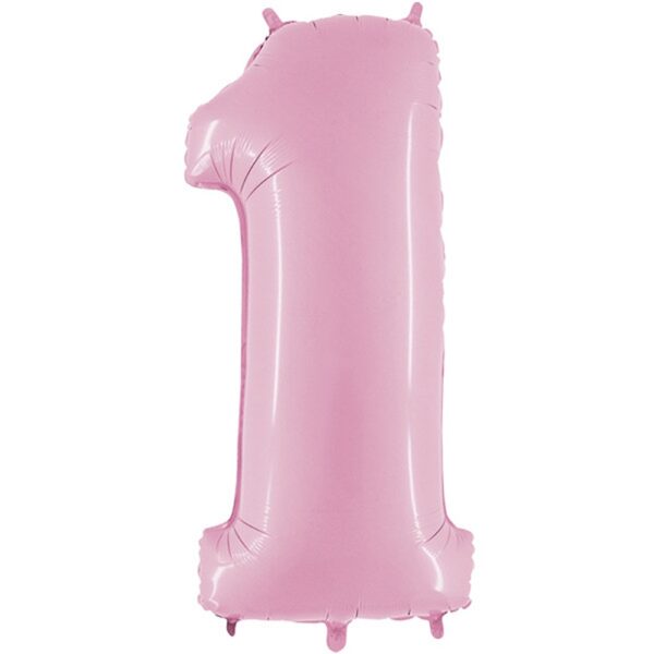 Grabo 40" Pastel Pink Number 1 Pkt - 071PP-P