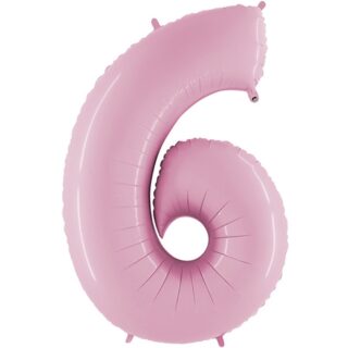 Grabo 40" Pastel Pink Number 6 Pkt - 076PP-P