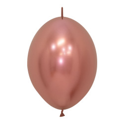 Reflex Rose Gold 968 Link-O-Loon Latex Balloons 12"/30cm - 50 PC - 20015068