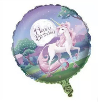 Unicorn Fantasy Birthday Foil Balloon - 18