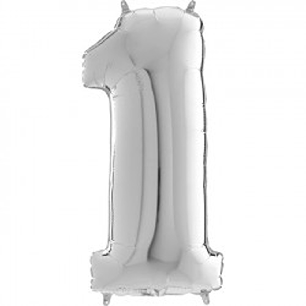 Grabo 26" Silver Number 1 Pkt - 26091S-P