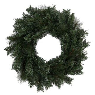 56cm (22 INCH) SPRUCE AND PINE WREATH GREEN - 888775