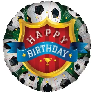 APAC - Happy Birthday Football Foil - 18