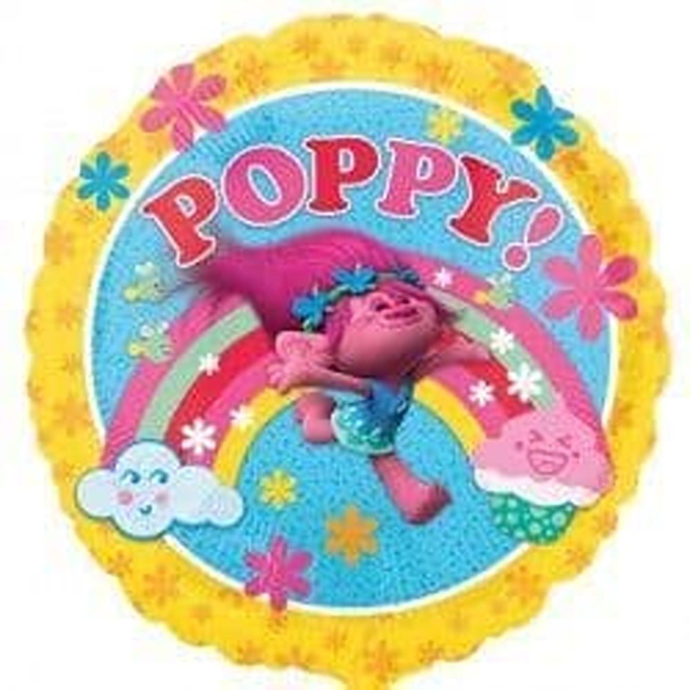 Trolls 18'' foil - Poppy - 33950