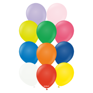 Kalisan 12" Standard Latex Balloons