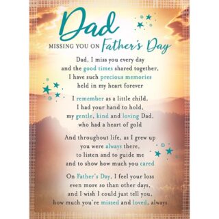 Missing You On Father's Day - 6pk - C89080