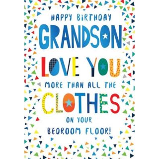 Birthday - Grandson - Code 50 - 6pk - CLY018