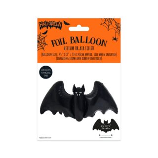 HALLOWEEN BAT SHAPED BALLOON - 32091-BLC