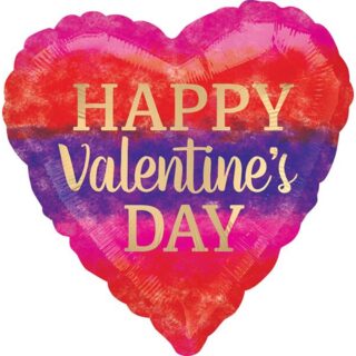 Anagram - Happy Valentines Day Watercolor Stripes - 17