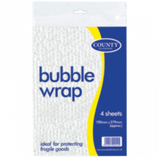 bubble wrap folded