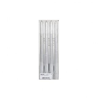 Silver Taper Candles - 4pk - XM2105 - Sifcon