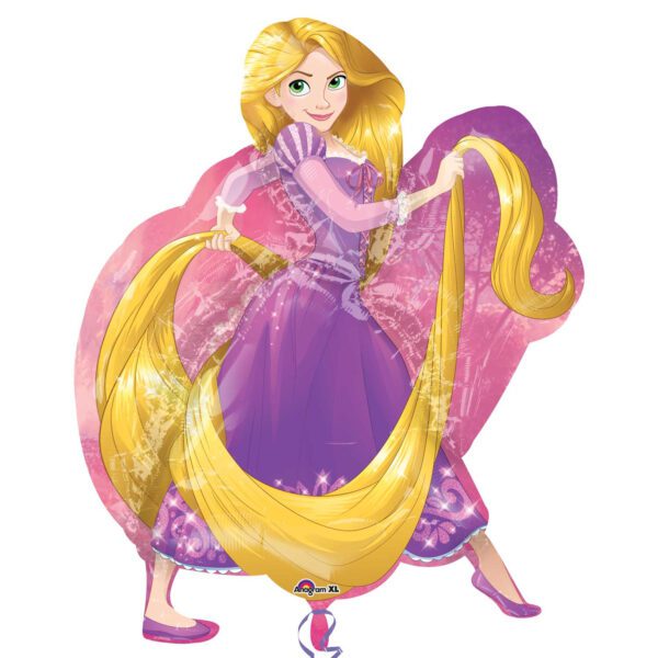 Anagram Rapunzel SuperShape Foil Balloons 26"/66cm w x 31"/78cm h P38*