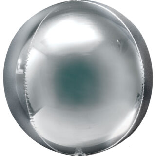 Anagram 3ct Silver Jumbo Orbz Unpackaged Foil Balloons 21
