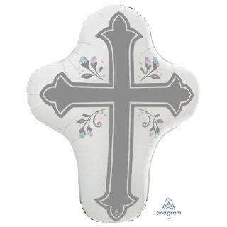 Anagram Holy Day Cross SuperShape XL Foil Balloons 23